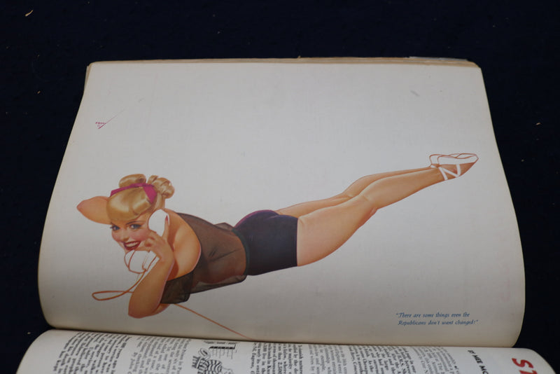 1947 MARCH TRUE, MAN'S MAGAZINE - GEORGE PETTY PIN-UP - E 12978