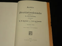 1909-1912 ARCHIV FUR PROTISTENKUNDE GERMAN VOLUME LOT OF 32 - GERMAN - WR 335C