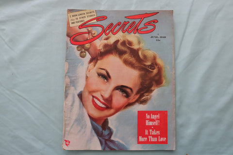 1948 JUNE SECRETS MAGAZINE - NO ANGEL HIMSELF! COVER - E 26718