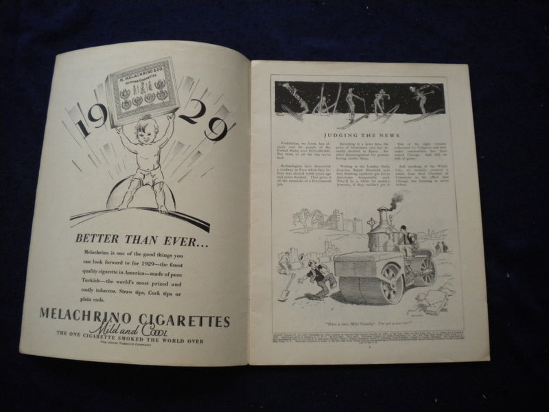 1928 DEC 9 JUDGE MAGAZINE - DR. SEUSS ILLUSTRATIONS - BOOK OF THE MONTH - B 437H