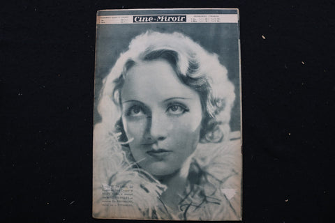 1931 JUNE 19 CINE-MIROIR MAGAZINE - MARLENE DIETRICH COVER - E 25142