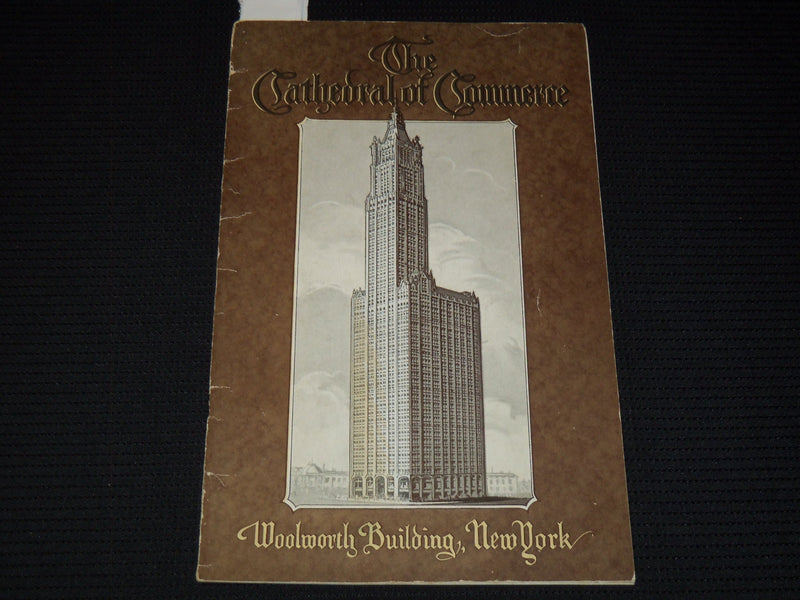 1925THE CATHEDRAL OF COMMERCE BOOK - WOOLWORTH BUILDING, NEW YORK - J 7936