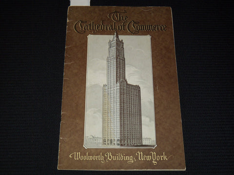 1925THE CATHEDRAL OF COMMERCE BOOK - WOOLWORTH BUILDING, NEW YORK - J 7936