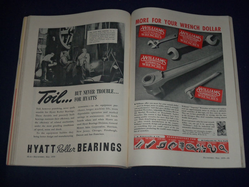 1939 MAY MACHINERY MAGAZINE - WIRE FEED SCREW MACHINES - II 9435
