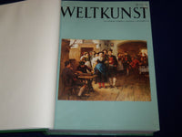 1973 WELTKUNST GERMAN ART MAGAZINE BOUND VOLUME NO. 43 - GREAT ADS - KD 1906