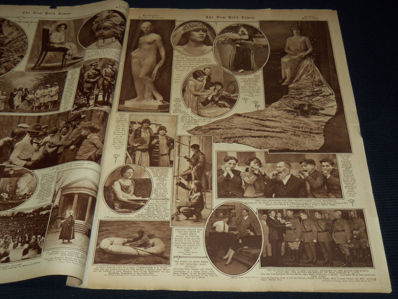 1925 MAY 3 NEW YORK TIMES PICTURE SECTION - AVER-HEIFETZ - NICE PHOTOS - NT 9494