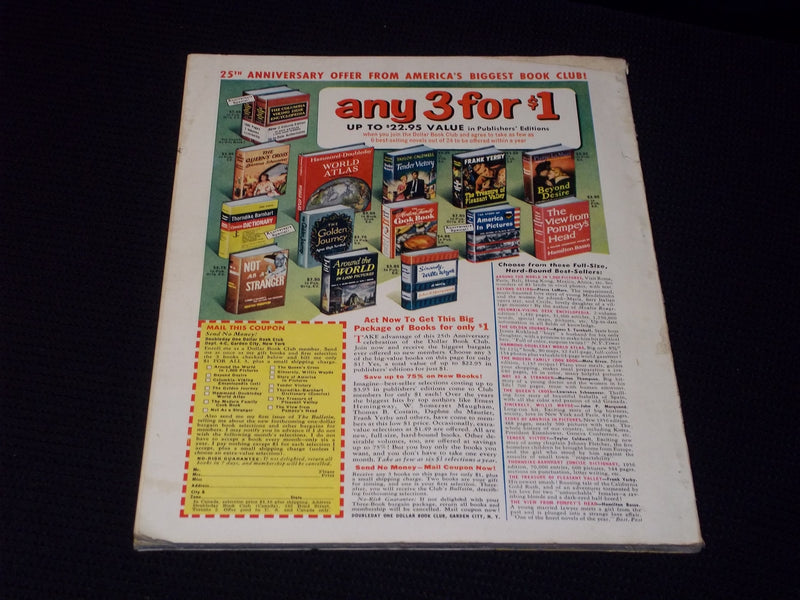 1956 APRIL COSMOPOLITAN MAGAZINE - DORIS DAY FRONT COVER - E 13979