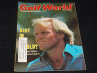 1986 SEPTEMBER 26 GOLF WORLD MAGAZINE - GREG NORMAN FRONT COVER - E 5541A