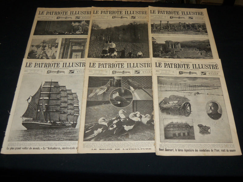 1920 -1928 LE PATRIOTE ILLUSTRE FRENCH MAGAZINE LOT OF 48 ISSUES - O 2754A
