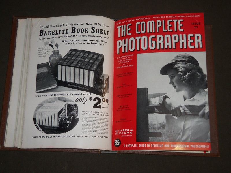 1942 THE COMPLETE PHOTOGRAPHER MAGAZINE BOUND VOLUME - ISSUES #25-30 - KD 4920