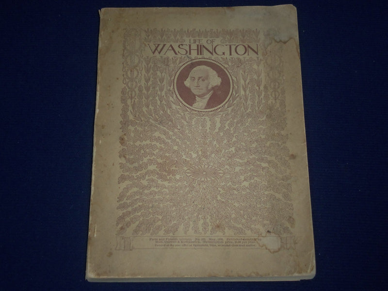 1896 MAY LIFE OF WASHINGTON SOFTCOVER BOOK BY WASHINGTON IRVING - ILLUS - J 1289