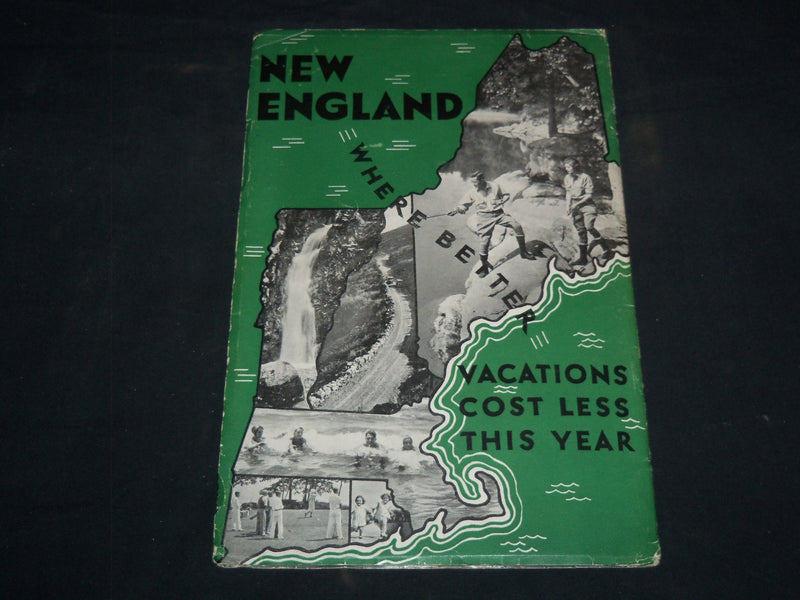 1940'S NEW ENGLAND VACATIONS COST LESS THIS YEAR BOOK - J 8703