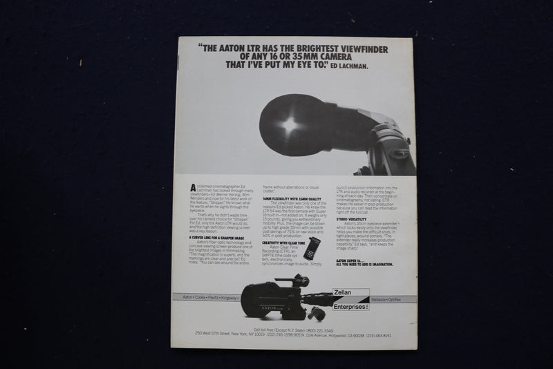 1984 OCTOBER AMERICAN CINEMATOGRAPHER MAGAZINE - ALBERT FINNEY COVER - E 17719