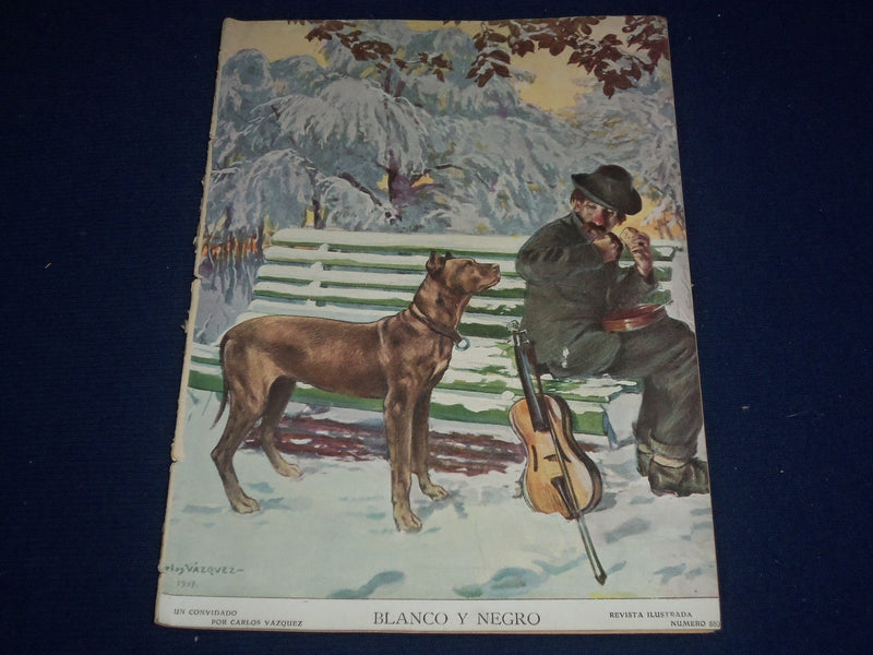 1908 MARCH 14 BLANCO Y NEGRO SPANISH MAGAZINE - NICE ILLUSTRATIONS - J 290