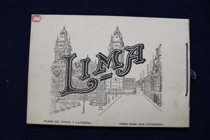 1900'S LIMA - LA CIUDAD VIRREIRAL - VIEW SOFTCOVER BOOK - SPANISH TEXT - K 656