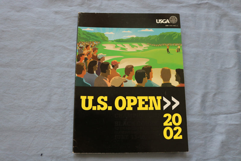 2002 U.S. OPEN PROGRAM - BLACK COURSE - FARMINGDALE, NEW YORK - SP 4868W
