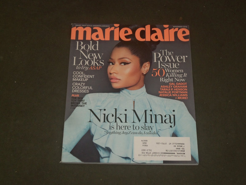 2016 NOVEMBER MARIE CLAIRE MAGAZINE - NICKI MINAJ COVER - B 3394