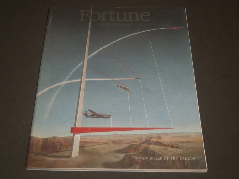 1946 SEPTEMBER FORTUNE MAGAZINE - GREAT COVER & ADS - F 213