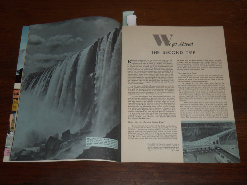 1954 THE NIAGARA STORY PICTORIAL GUIDE BY RAYMOND F. YATES - NICE PHOTOS- K 1260