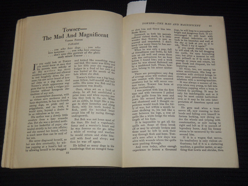 1936 OCTOBER WORLD DIGEST MAGAZINE - DALE CARNEGIE - PEARL S. BUCK - K 1030