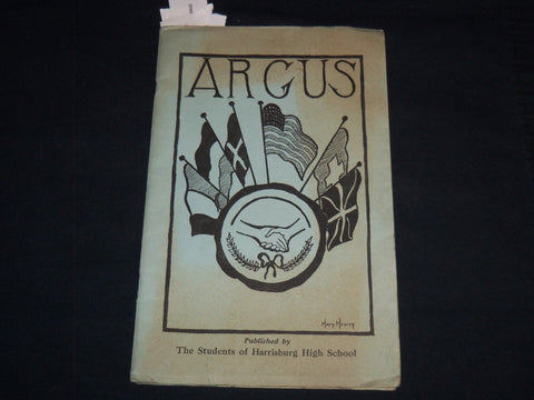 1925 ARGUS MAGAZINE - HARRISBURG HIGH SCHOOL - PENNSYLVANIA - J 8964