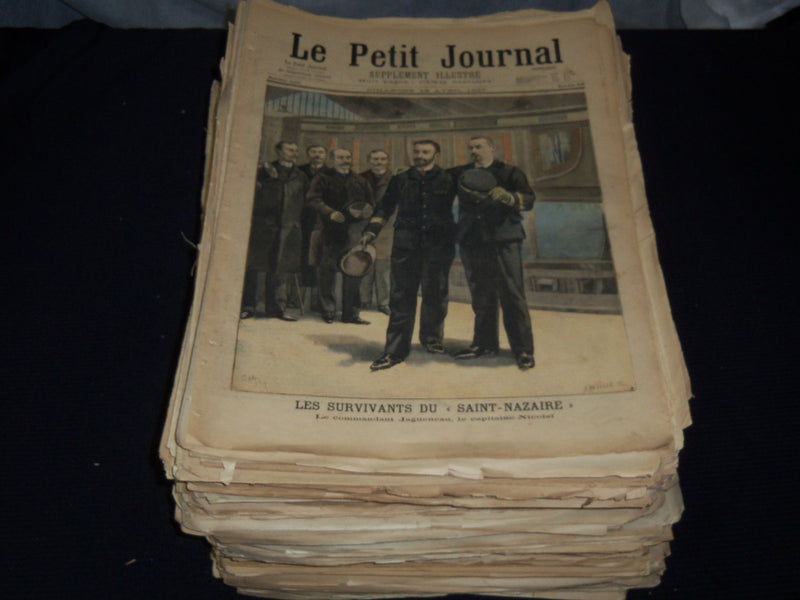 1890'S LE PETIT JOURNAL SUPPLEMENT ILLUSTRE MAGAZINES HUGE LOT OF 400+ - #4