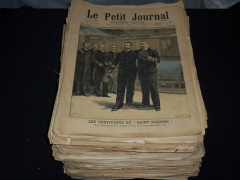 1890'S LE PETIT JOURNAL SUPPLEMENT ILLUSTRE MAGAZINES HUGE LOT OF 400+ - #4
