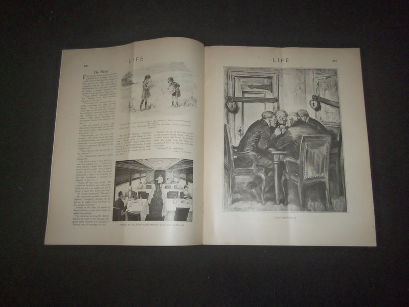 1919 MAY 22 LIFE MAGAZINE - TAKING A CHANCE - L 769D