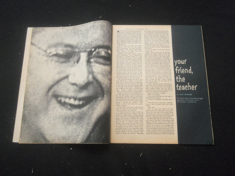 1963 SEPTEMBER BOYS' LIFE MAGAZINE - HOW TO MAKE THE VARSITY - ST 3770T
