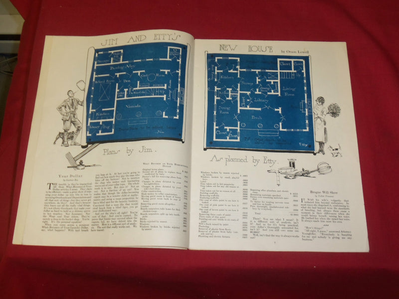 1922 SEP 9 JUDGE MAGAZINE - THE HOUSE THAT JACK BUILT - ILLUSTRATIONS - B 6119