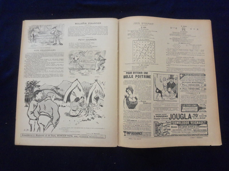 1904 MARCH 5 LE SOURIRE MAGAZINE - ILLUSTRATED COMEDY - FRENCH TEXT - SP 4866F