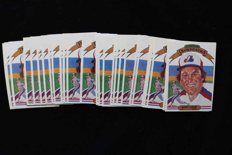 GARY CARTER 1982 DONRUSS DIAMOND KINGS BASEBALL CARDS-#2- NM-MT - LOT OF 27- #15