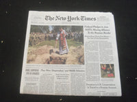 2022 MAY 13 NEW YORK TIMES - FINLAND PLEDGES TO JOIN NATO, MOVING ALLIANCE
