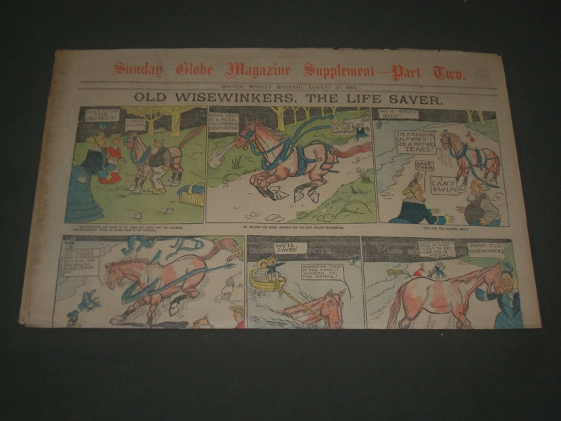 1905 AUGUST 27 SUNDAY BOSTON GLOBE SUPPLEMENT PART 2 - COLOR COMICS - NP 2772