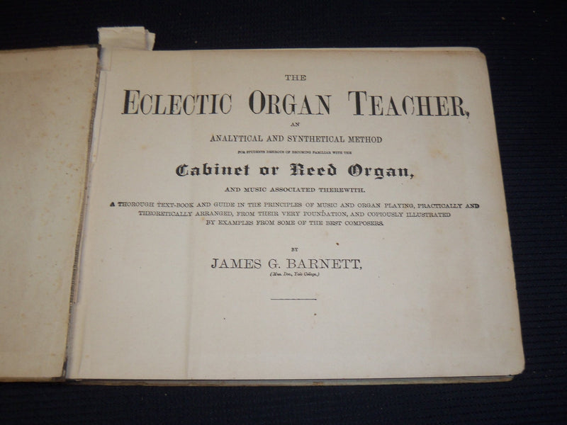 1869-1883 PARLOR & RED ORGANS BOOK LOT OF 2 - CLARKE'S REED - KD 2951O