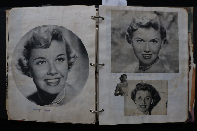 1950'S MOVIE STARS SCRAPBOOK - DORIS DAY - ESTHER WILLIAMS - E 24899
