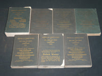 1917-1924 MEDICAL DIRECTORY OF NEW YORK NJ & CONNECTICUT LOT OF 7 - KD 2640