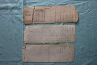 1888 WAY-BILL OF MERCHANDISE RAILROAD - 3 PIECES - K 3326