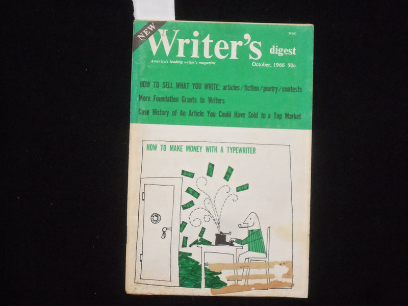 1966 WRITER'S DIGEST MAGAZINE - LOT OF 4 - HELEN GURLEY BROWN - K 109