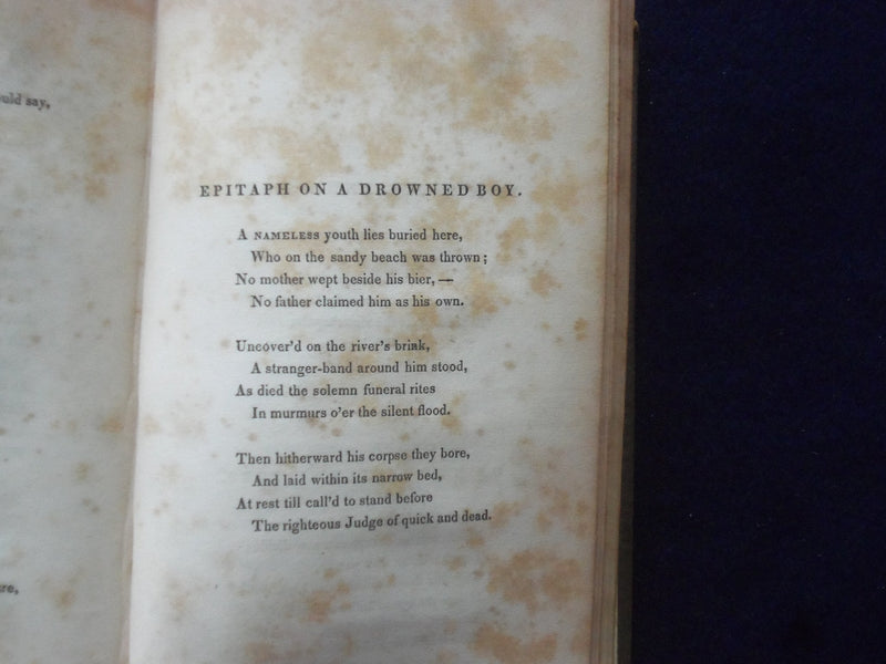 1839 WALES AND OTHER POEMS HARDCOVER BOOK BY MARIA JAMES - KD 8750