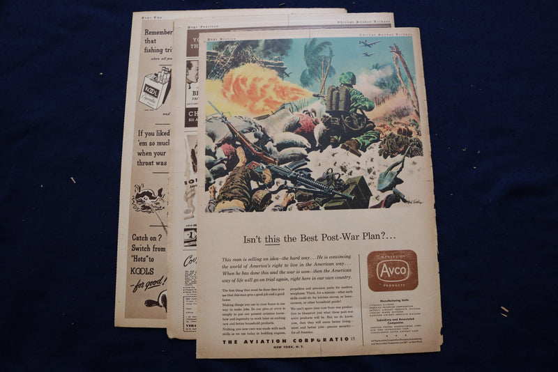 1944 MAY 21 CHICAGO TRIBUNE MAGAZINE - DOLORES MORAN COVER - E 22810