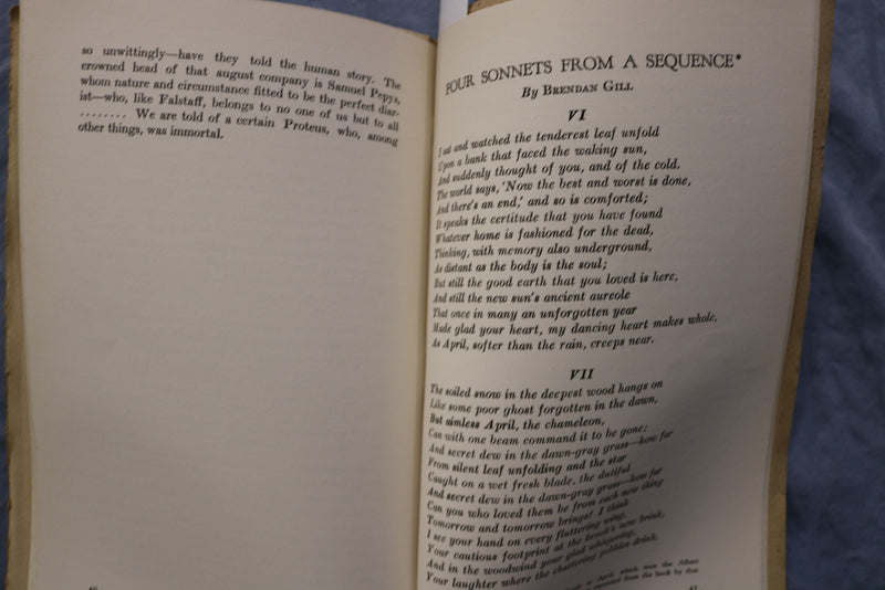 1935 OCTOBER THE YALE LITERARY MAGAZINE - BRENDAN GILL - K 3229