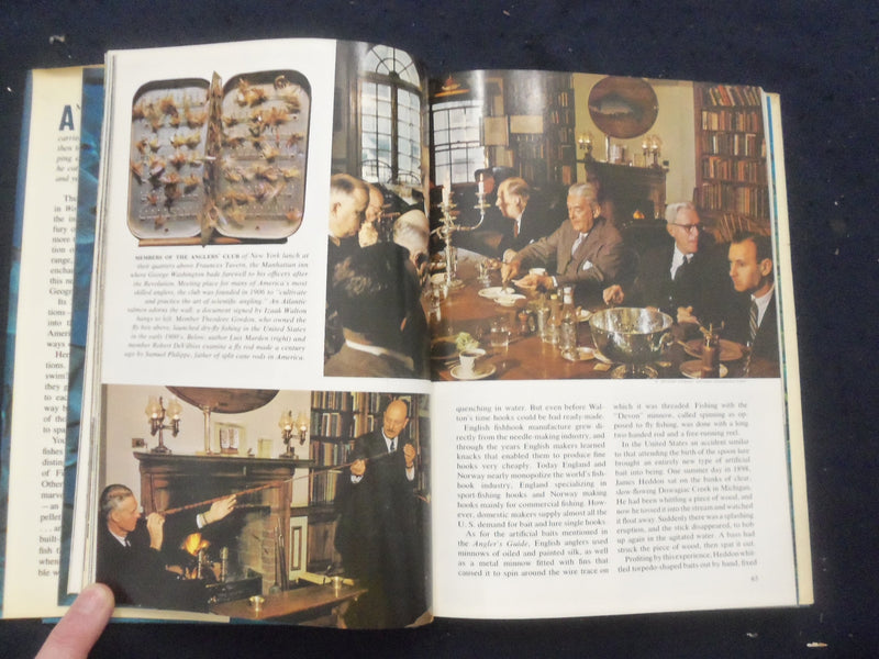 1969 WONDEROUS WORLD OF FISHES HARDCOVER BOOK -NATIONAL GEOGRAPHIC SOC.- KD 8270