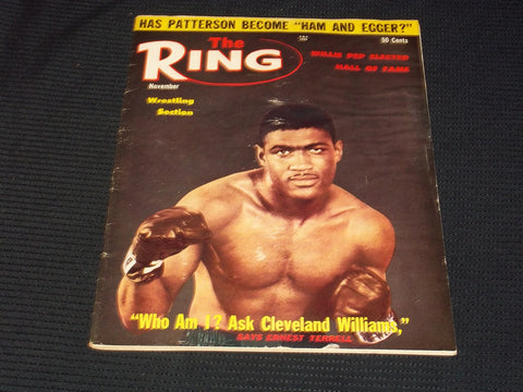 1963 OCTOBER THE RING MAGAZINE - TIGER BOXING COVER - E 3334