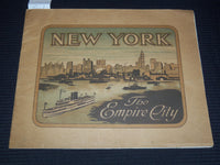 1920'S NEW YORK THE EMPIRE CITY VIEW BOOK - GREAT PHOTOS - J 7920