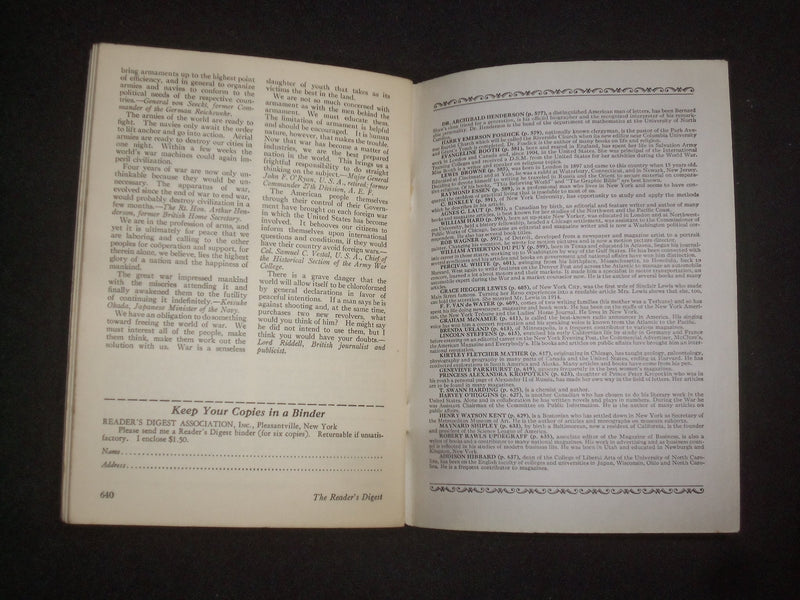 1929 FEBRUARY THE READER'S DIGEST SOFTCOVER BOOK- NUMBER 82- GREY COVERS- J 9924