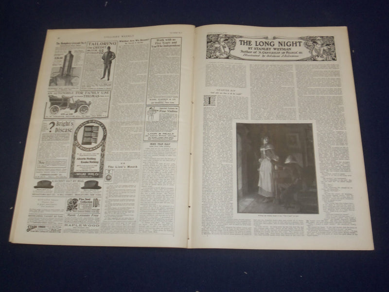 1903 APRIL 4 COLLIER'S MAGAZINE - GHOST STORY BY F. MARION CRAWFORD - ST 6665