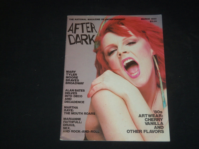 1980 MARCH AFTER DARK MAGAZINE - CHERRY VANILLA COVER - SP 4106