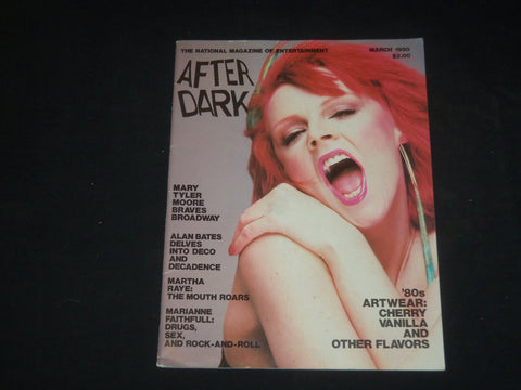 1980 MARCH AFTER DARK MAGAZINE - CHERRY VANILLA COVER - SP 4106