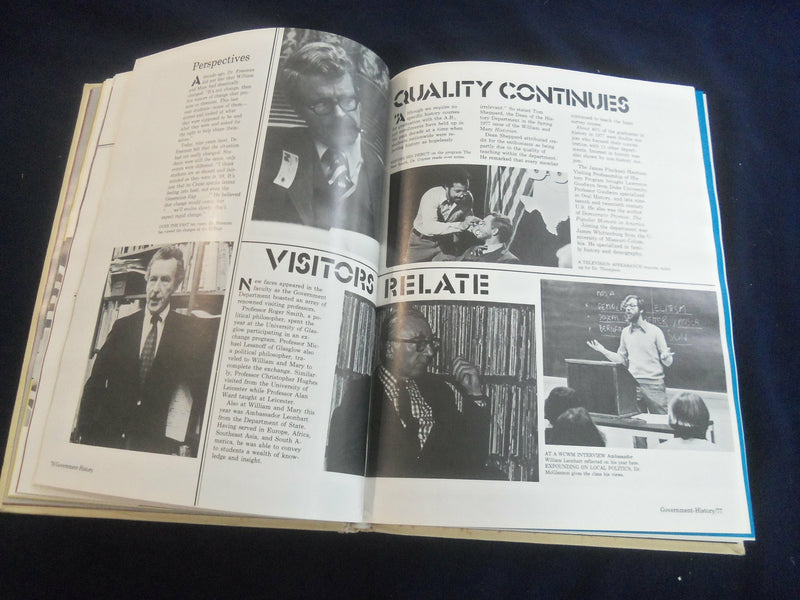 1978 COLONIAL ECHO COLLEGE OF WILLIAM AND MARY YEARBOOK-WILLIAMSBURG, VA-YB 2806